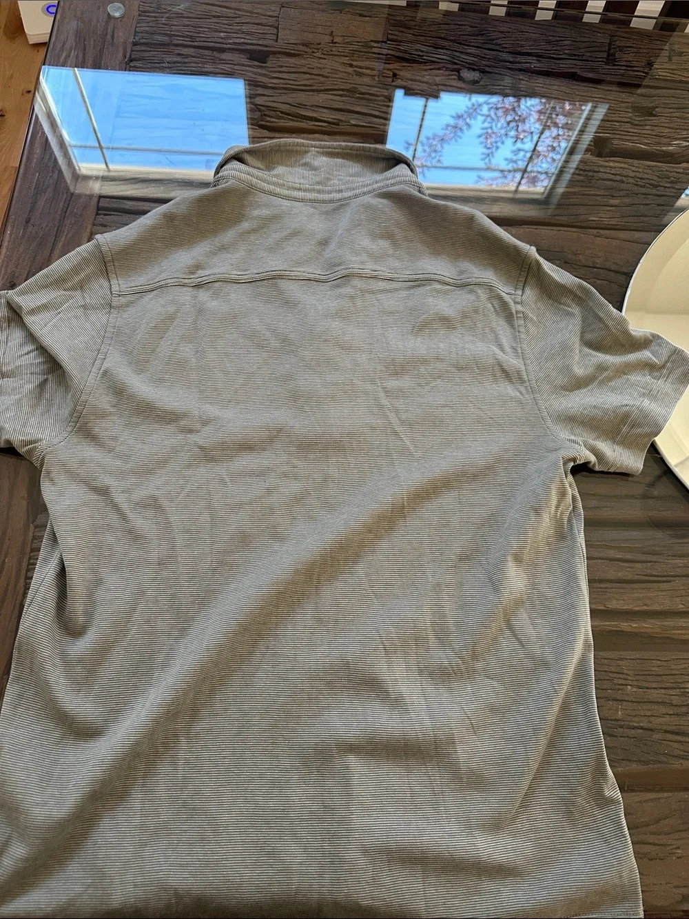Banana Republic Men's Light Sage Green Polo